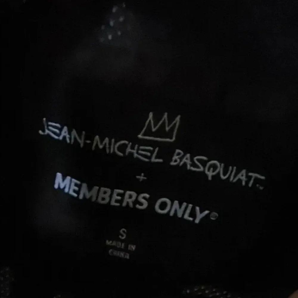 Jean Michel Basquiat + Members Only Mona Lisa Flames Jacket - Picture 4 of 4